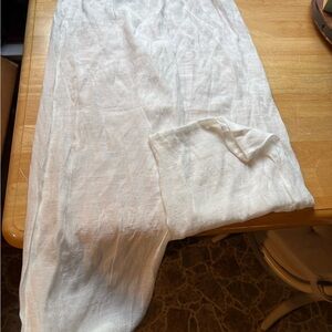 Lightweight White Linen pants